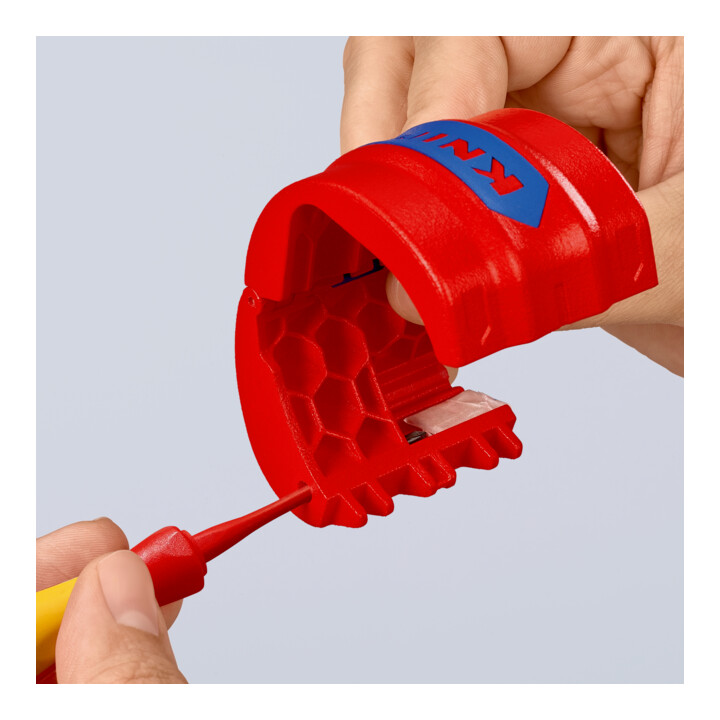KNIPEX 90 22 10 BK BiX® Schneider für Kunststoffrohre und Dichthülsen 72 mm