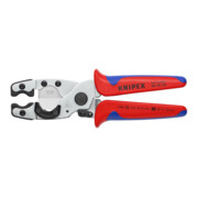 KNIPEX 90 25 20 Rohrschneider für Verbund- und Schutzrohre mit Mehrkomponenten-Hüllen verchromt 210 mm