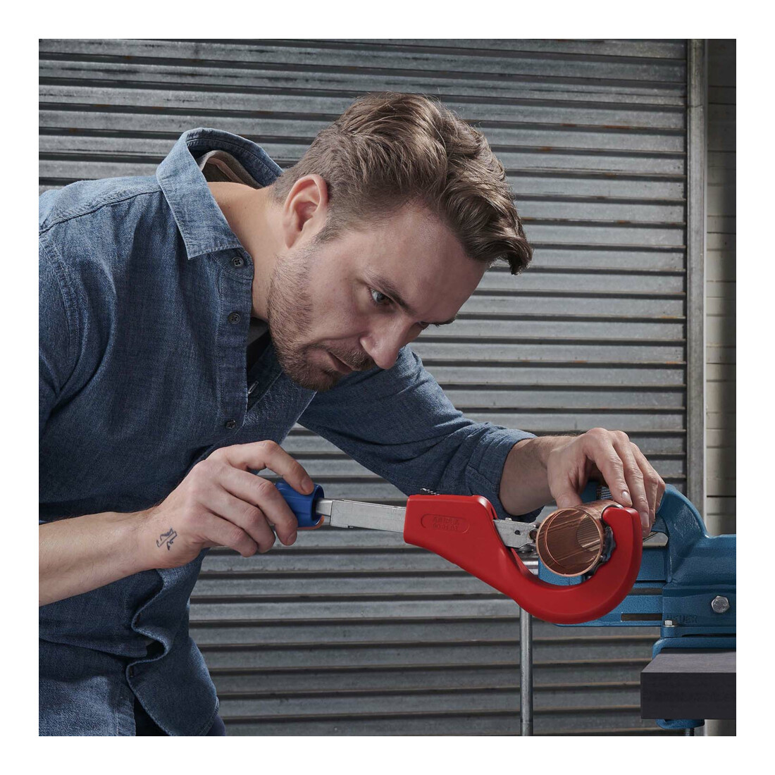 KNIPEX 90 31 03 BK TubiX® XL Rohrabschneider 260 mm