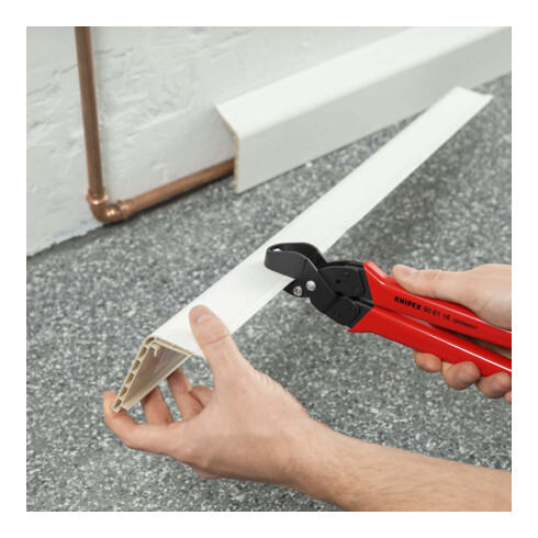 KNIPEX 90 61 16 Ausklinkzange mit Kunststoff-Hüllen brüniert 250 mm