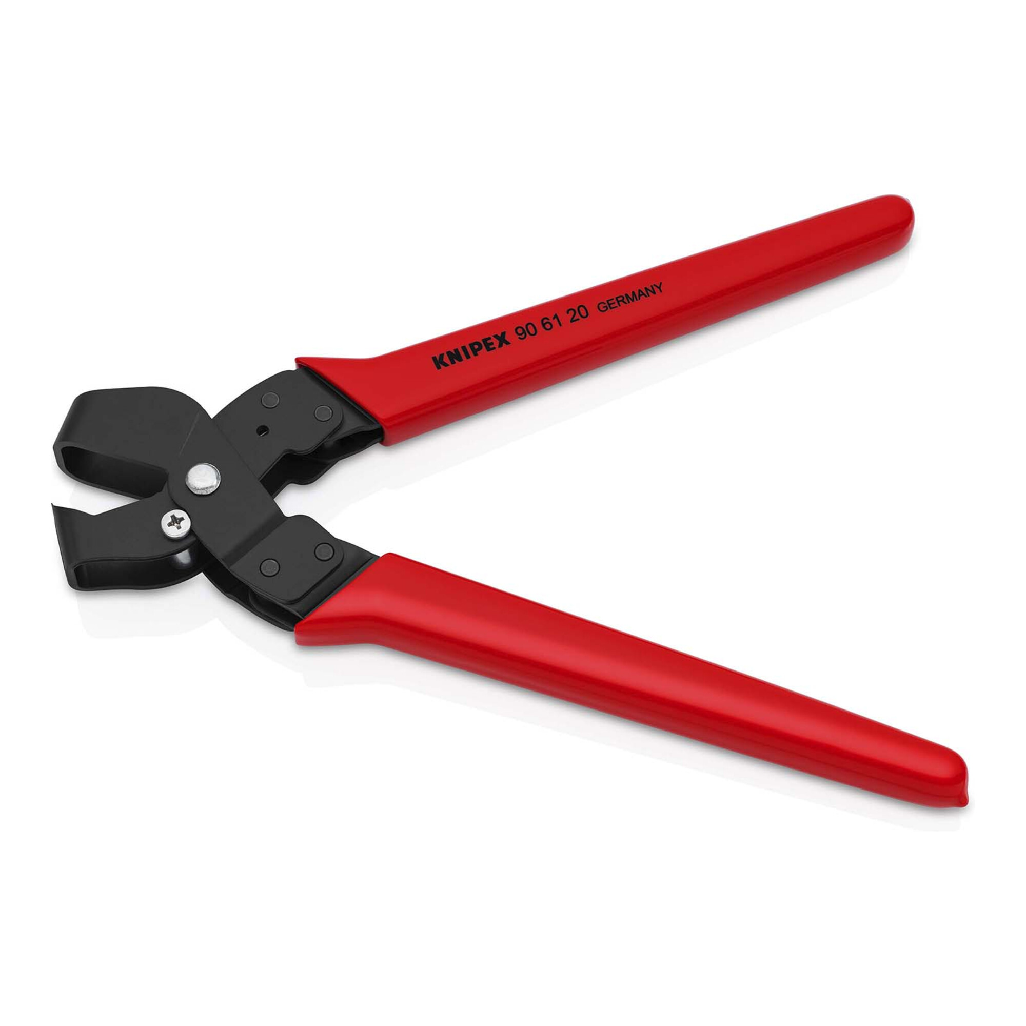 Knipex 90 61 20 Ausklinkzange für Bleche bis 1,2 mm Stärke brüniert mit Kunststoffgriffen L250mm