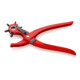 KNIPEX 90 70 220 EAN Revolverlochzange rot pulverbeschichtet 220 mm