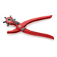 KNIPEX 90 70 220 EAN Revolverlochzange rot pulverbeschichtet 220 mm-2