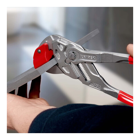KNIPEX 91 13 250 Fliesenbrechzange mit Kunststoff überzogen verchromt 250 mm