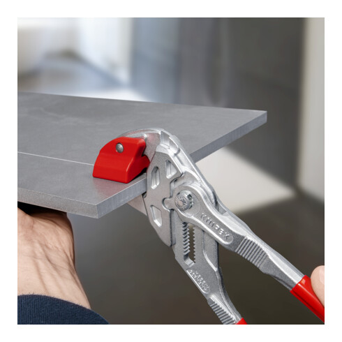 KNIPEX 91 13 250 Fliesenbrechzange mit Kunststoff überzogen verchromt 250 mm
