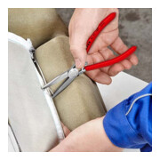 KNIPEX 91 91 180 Polsterklammerzange mit Kunststoff überzogen spiegelpoliert 180 mm-5