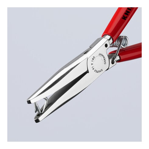 KNIPEX 91 91 180 Polsterklammerzange mit Kunststoff überzogen spiegelpoliert 180 mm