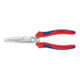 KNIPEX 91 92 180 Polsterklammerzange mit Mehrkomponenten-Hüllen spiegelpoliert 185 mm