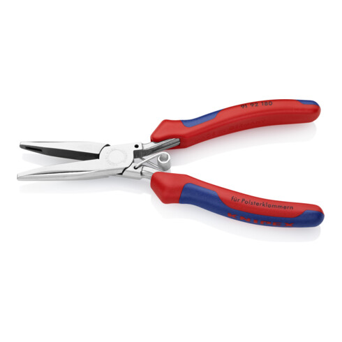 KNIPEX 91 92 180 Polsterklammerzange spiegelpoliert 185 mm