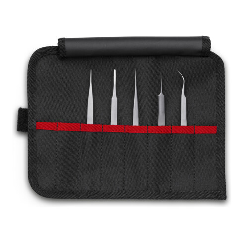 KNIPEX 92 00 02 Präzisionspinzetten-Set 5-teilig 90 mm