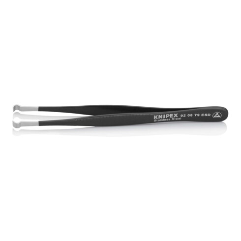 KNIPEX 92 08 79 ESD Positionierpinzette ESD Geriffelt 122 mm