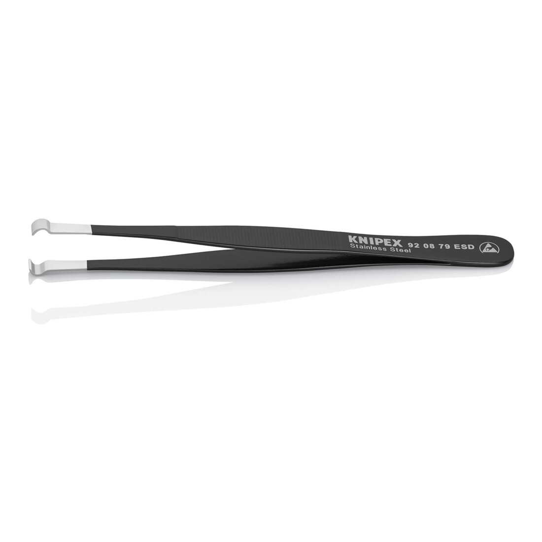KNIPEX 92 08 79 ESD Positionierpinzette ESD Geriffelt 122 mm