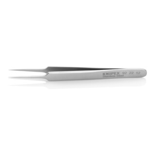 KNIPEX 92 22 12 Präzisions-Pinzette nadelspitze, gerade Form