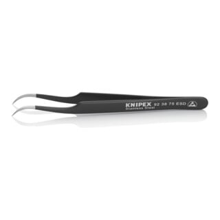 KNIPEX 92 38 75 ESD Universalpinzette ESD Glatt 118 mm