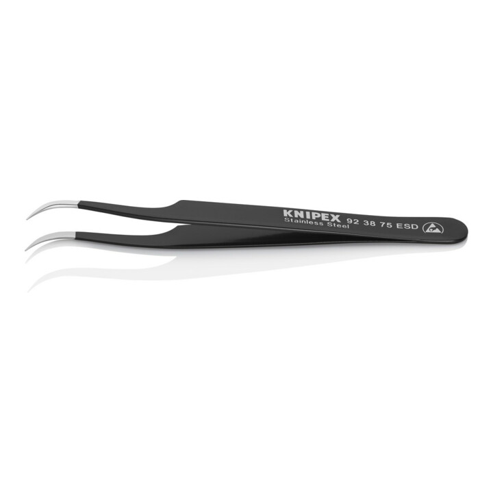 KNIPEX 92 38 75 ESD Universalpinzette ESD Glatt 118 mm