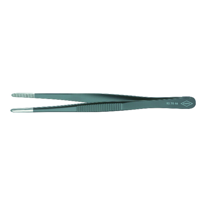 KNIPEX 92 70 46 Präzisions-Pinzette stumpfe Form 145 mm