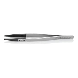 KNIPEX 92 81 04 Pinzette mit Wechselspitzen ESD Glatt 130 mm