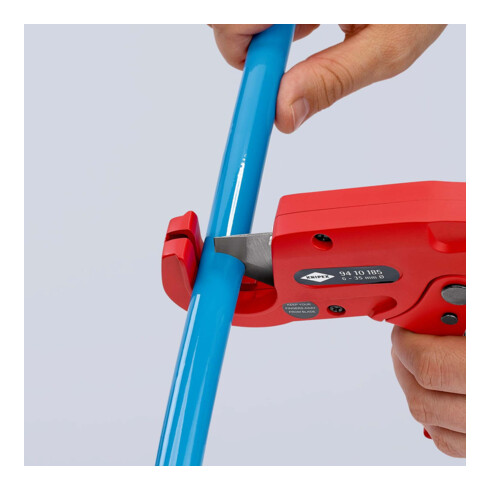 KNIPEX 94 10 185 Rohrschneider für Kunststoffrohre (Elektroinstallation) 185 mm
