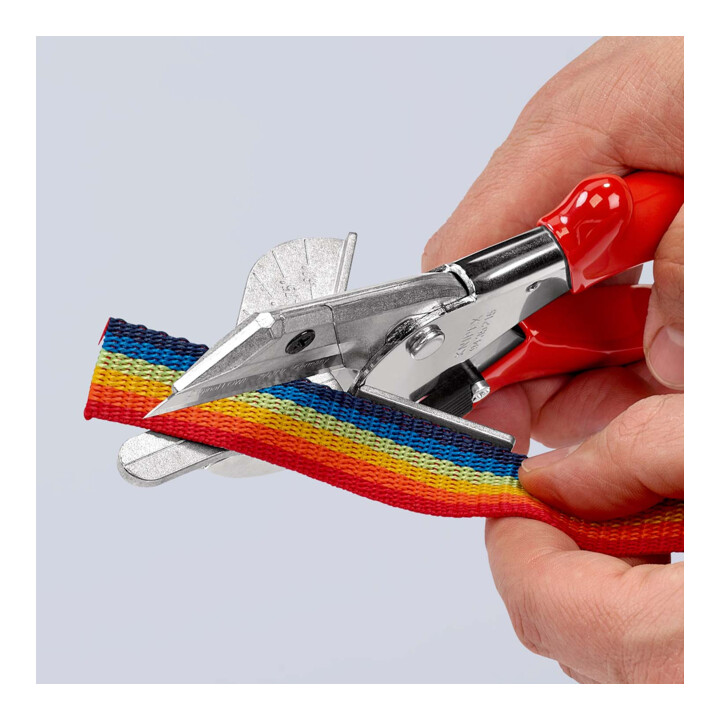 KNIPEX 94 35 215 Versteksnoeischaar voor kunststof- en rubberprofielen verchroomd 215 mm