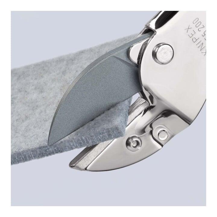 KNIPEX 94 55 200 Amboss-Schere mit Kunststoff-Hüllen verchromt 200 mm