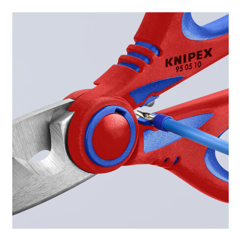 KNIPEX 95 05 10 SB Elektroschaar 160 mm