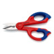 KNIPEX 95 05 155 SB Elektrikerscheren mit Mehrkomponenten-Hüllen, glasfaserverstärkt 160 mm-3