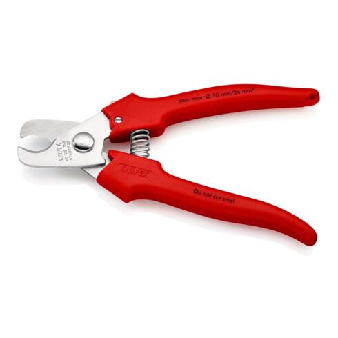 KNIPEX 95 05 165 Kabelschaar Handgrepen met kunststof ommanteld 165 mm