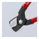 KNIPEX 95 11 160 StepCut® Kabelschere mit Kunststoff überzogen brüniert 160 mm
