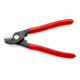 KNIPEX 95 11 165 Kabelschere mit Kunststoff überzogen brüniert 165 mm-3