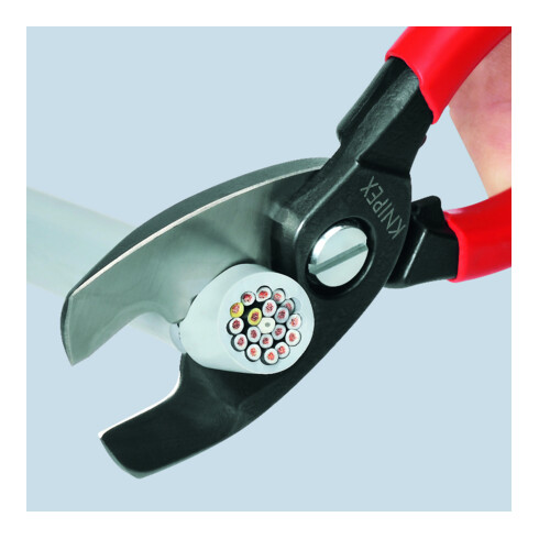 KNIPEX kabelschaar met dubbele snijkant