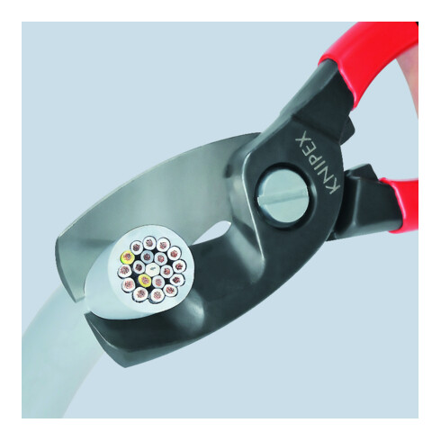 Knipex Kabelschere mit Doppelschneide