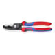 KNIPEX 95 12 200 Kabelschaar met dubbele snijkant gebruineerd 200 mm