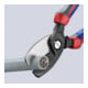 KNIPEX 95 12 200 Kabelschaar met dubbele snijkant gebruineerd 200 mm