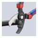 KNIPEX 95 12 200 Kabelschaar met dubbele snijkant gebruineerd 200 mm