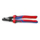 KNIPEX 95 12 225 StepCut® XL Kabelschere mit Stufenschnitt mit Comfort-Griffen brüniert 225 mm