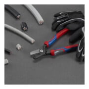 KNIPEX 95 12 225 StepCut® XL Kabelschere mit Stufenschnitt mit Comfort-Griffen brüniert 225 mm-5