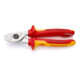 KNIPEX 95 16 165 T BK Kabelschaar met bevestigingsoog verchroomd VDE 165 mm-1