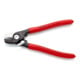 KNIPEX 95 21 165 Kabelschere mit Öffnungsfeder mit Kunststoff überzogen brüniert 165 mm-3