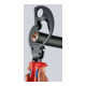 KNIPEX 95 31 280 Kabelschneider (Ratschenprinzip) mit Mehrkomponenten-Hüllen schwarz lackiert 280 mm