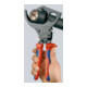 KNIPEX 95 31 280 Kabelschneider (Ratschenprinzip) mit Mehrkomponenten-Hüllen schwarz lackiert 280 mm