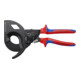 KNIPEX 95 31 280 Kabelschneider (Ratschenprinzip) schwarz lackiert 280 mm-1