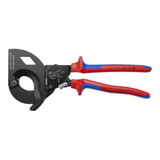 KNIPEX 95 32 315 A Kabelschaar (ratelprincipe) voor staalgewapende kabels (SWA-kabels) zwart gelakt 315 mm