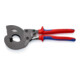 KNIPEX 95 32 340 SR ACSR Bovenleidingknipper (ratelprincipe) voor bovengrondse leidingen met staalkern gebrand 340 mm