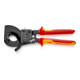 KNIPEX 95 36 250 Kabelschaar (ratelprincipe) zwart gelakt VDE 250 mm