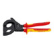 KNIPEX 95 36 315 A Kabelschneider (Ratschenprinzip) für stahlarmierte Kabel (SWA-Kabel) isoliert mit Mehrkomponenten-Hüllen, VDE-geprüft schwarz lackiert 315 mm-1