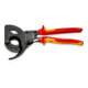 KNIPEX 95 36 320 Kabelschaar (ratelprincipe, drie snelheden) zwart geatramenteerd VDE 320 mm