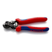 KNIPEX 95 62 160 Drahtseilschere auch für hochfeste Drahtseile mit Mehrkomponenten-Hüllen brüniert 160 mm