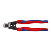 KNIPEX 95 62 190 Drahtseilschere geschmiedet mit Mehrkomponenten-Hüllen 190 mm
