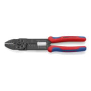 KNIPEX 97 32 240 SB Crimpzange mit Mehrkomponenten-Hüllen schwarz lackiert 240 mm