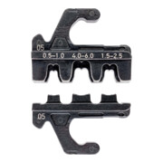 KNIPEX 97 39 05 Crimpeinsatz für unisolierte, offene Steckverbinder (4,8 + 6,3 mm Steckerbreite) 